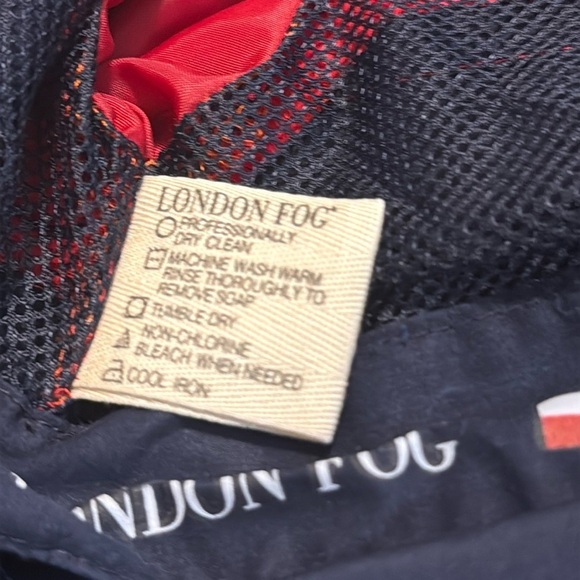 Men’s London Fog  Nautical Windbreaker Jacket size XXL - Picture 4 of 11